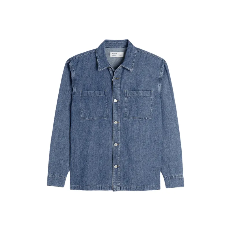 Hollister Shirt Men's Dark Blue-0