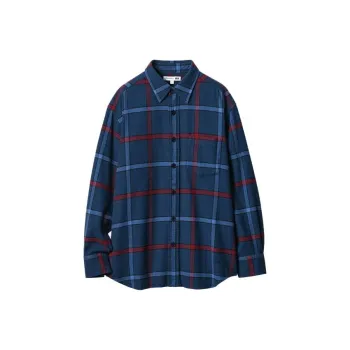 Jw Anderson X UNIQLO Jw Anderson Co-Branded Series Shirts Men Blue