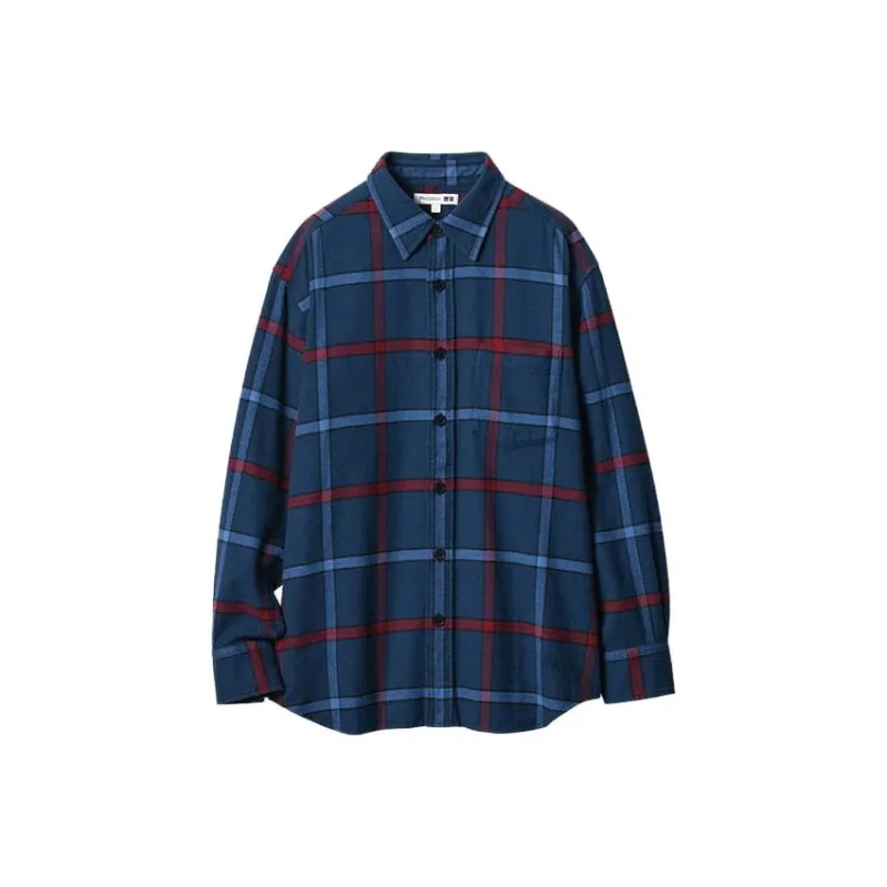 Jw Anderson X UNIQLO Jw Anderson Co Branded Series Shirts Men Blue-0