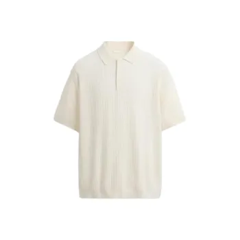 ZARA Polo Shirt Men's Frosted White