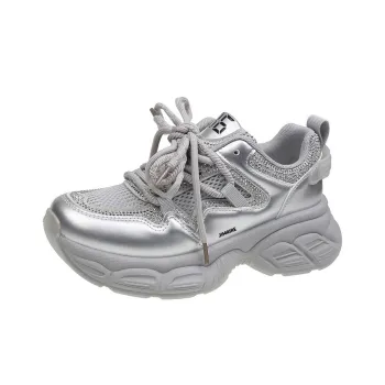 King Jinmai Breathable Coverage Low Top Chunky Sneakers Women's