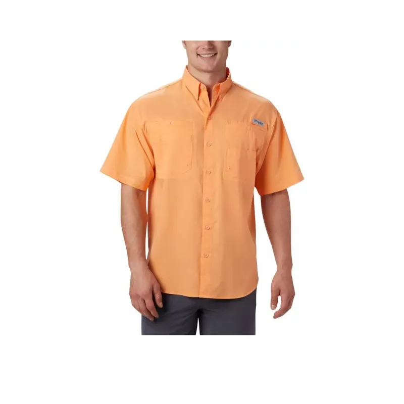Columbia PFG Tamiami Shirt Men's Orange Red-0