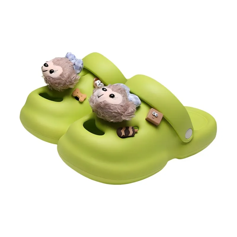 Yu Pu Summer Home Squashy And Bouncy Feeling Slippers Indoor Cute Cartoon Slip Resistant EVA Breathable Slippers-2