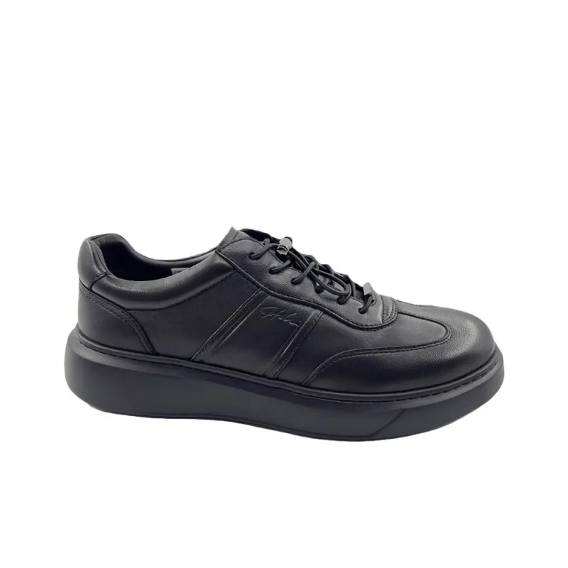 Satchi Low Top Skateboard Shoes Men's Black-1