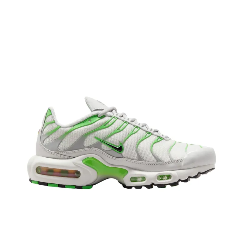 Nike Air Max Plus Anti Slip Wear Resistant Low Top Casual Running Shoes Women's White Green-1