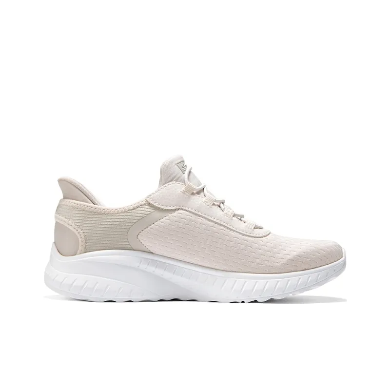 Skechers BOBS SQUAD Anti Slip Wear Resistant Low Top Running Shoes Women's White-1