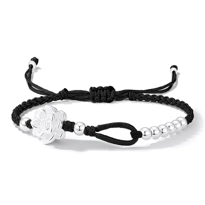 CHINA GOLD 999 Fine Silver Bracelets Unisex-1