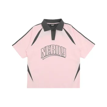 NERDY SS24 Polo Shirt Unisex Light Pink