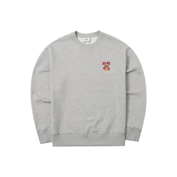 MLB Wrinkled Bear Collection Boston Red Sox Sweatshirt Men's Heather Gray