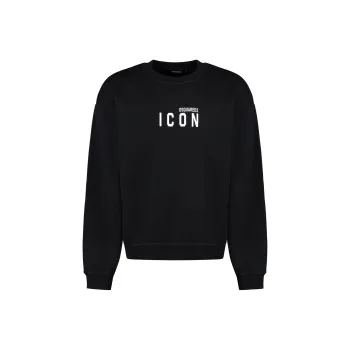 DSQUARED 2 Icon Logo Printed Crewneck Sweatshirt