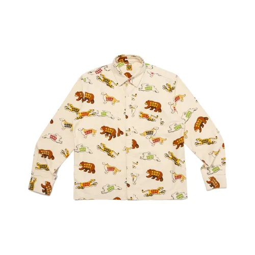 HUMAN MADE X Kaws Animal Patterned Shirt