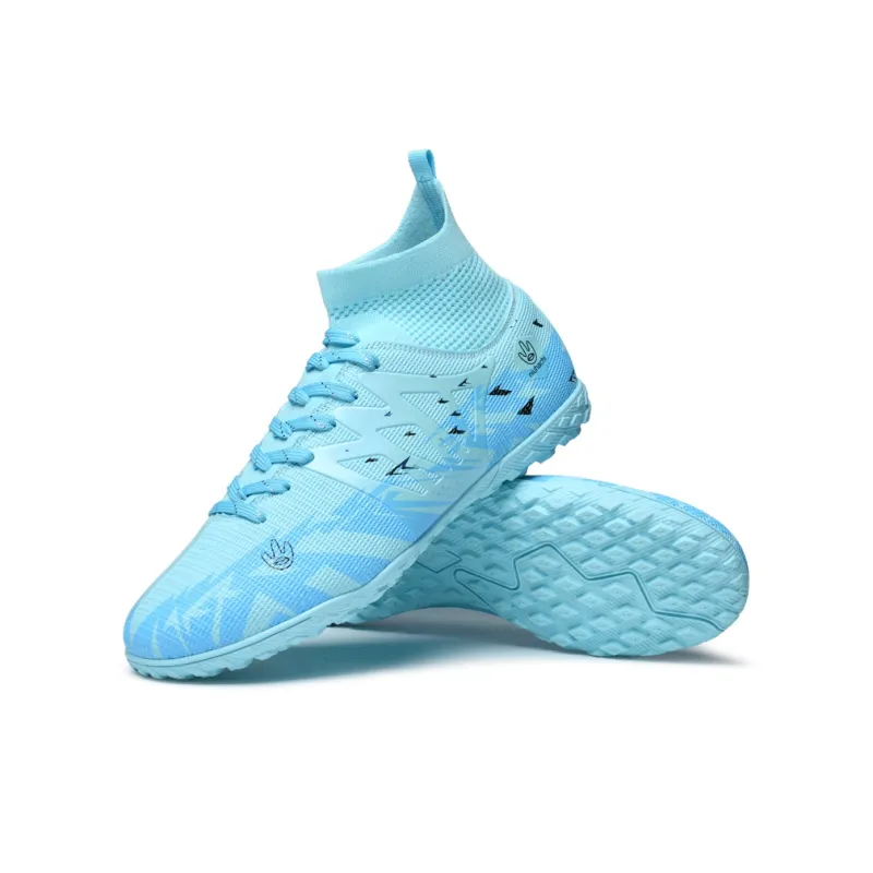 QIUTEXIONG MG Multi Ground Soft Ground, Firm Ground, Artificial Ground Slip Resistant Coverage Soccer Shoes Unisex-4