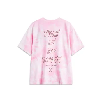 LiNing x ADAM T Shirt Men's Phoenix Blossom Pink