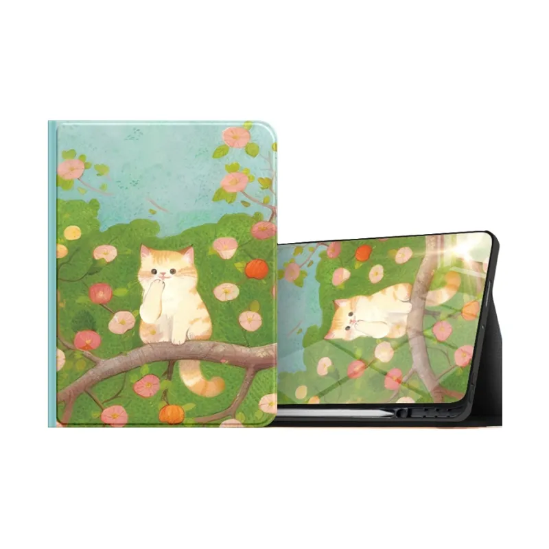 I Create My Art Silicone Material Kitten On The Tree-9