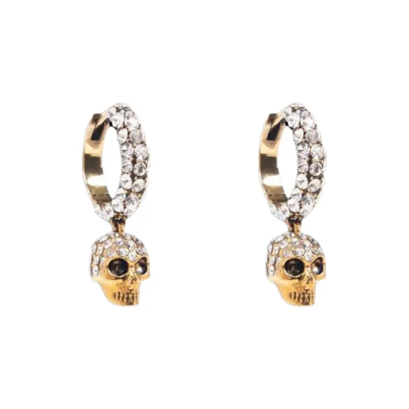 Alexander McQueen Brass Earrings Unisex Gold-0