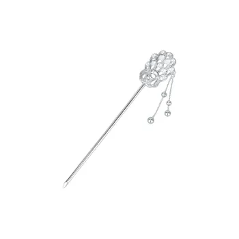 BKBU 990 Fine Silver Hairpins Women's