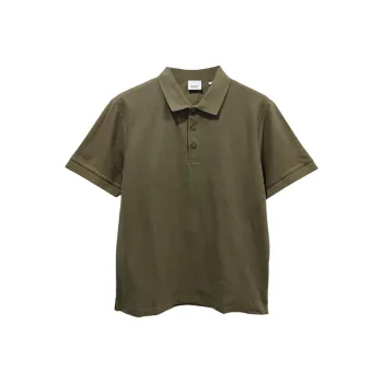 Burberry SS24 Polo Shirt Men's Army Green