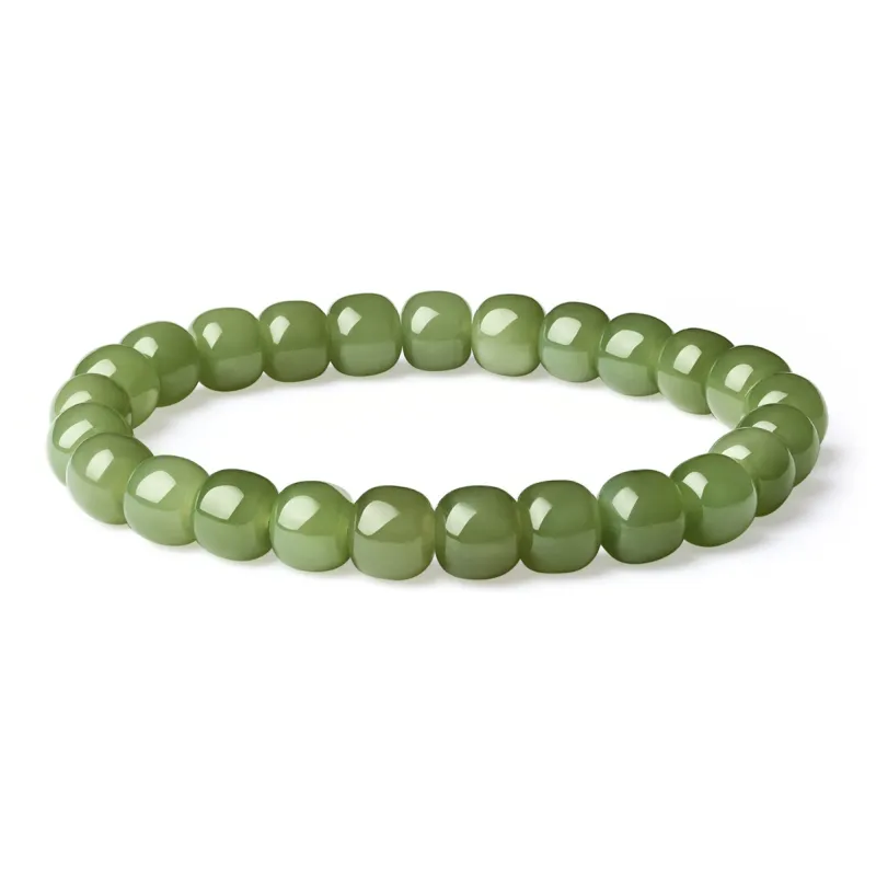 LAOMIAO Hetian Jade Bracelets Green Jade Women's-7
