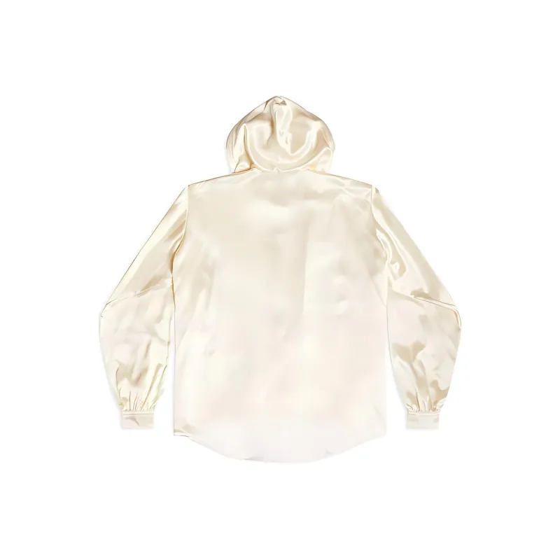 Balenciaga Hooded Long-Sleeved Blouse-1