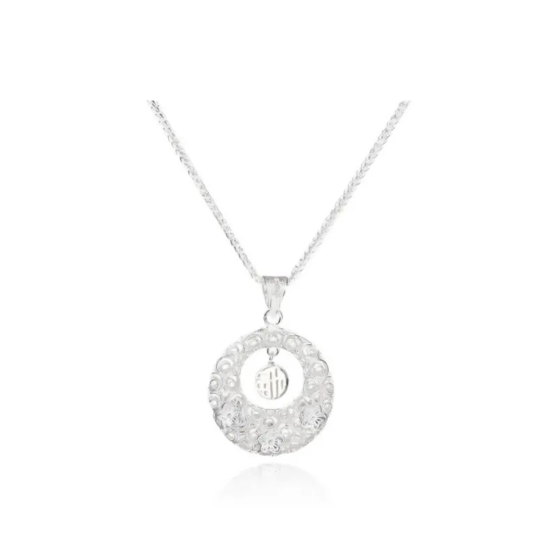 LIPSW S 999 Fine Silver Sterling Silver Necklaces Women's-0