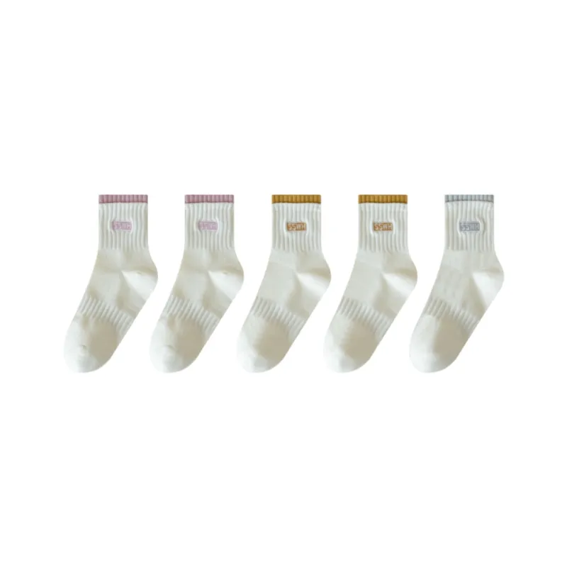 PLANDOO Mid Calf Socks Women's Combo Set-18