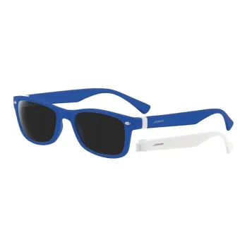 Sting Injection Molded Irregular Shape Sunglasses Men's Blue