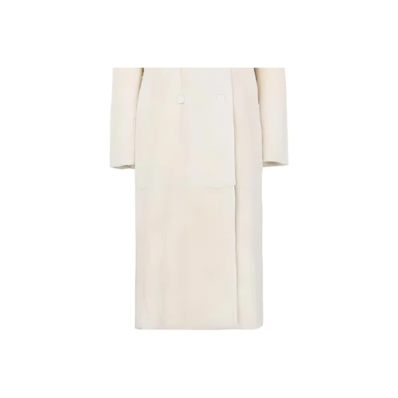 FENDI Coats Women's Ecru-4