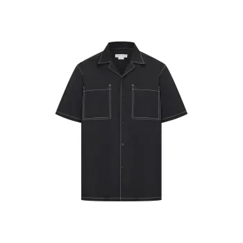 URBAN REVIVO Shirts Men Jet Black