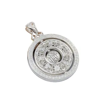BKBU 999 Fine Silver Foot Silver Pendants Unisex
