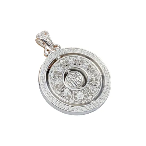 BKBU 999 Fine Silver Foot Silver Pendants Unisex