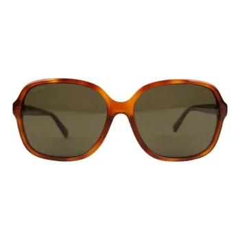 GUCCI Acetate Square Sunglasses Women's Tortoiseshell