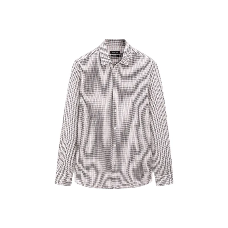 Massimo Dutti Shirts Men Red-0