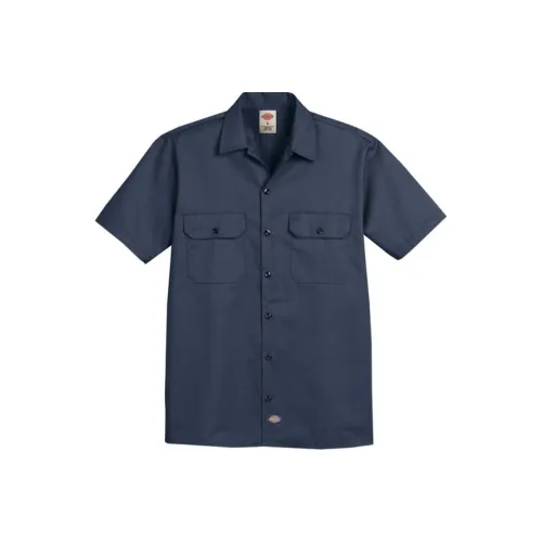 Dickies Short-Sleeve Traditional Work Shirt Shirt Men's Dark Marine Blue