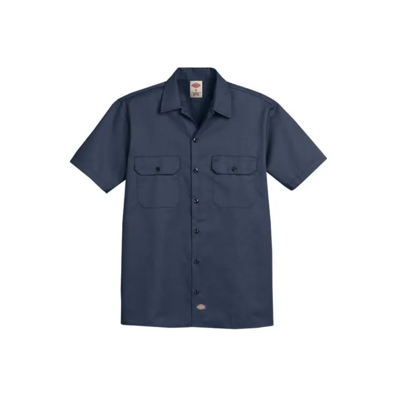 Dickies Short-Sleeve Traditional Work Shirt Shirt Men's Dark Marine Blue-0