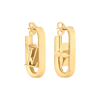 LOUIS VUITTON My Lv Chain Earrings