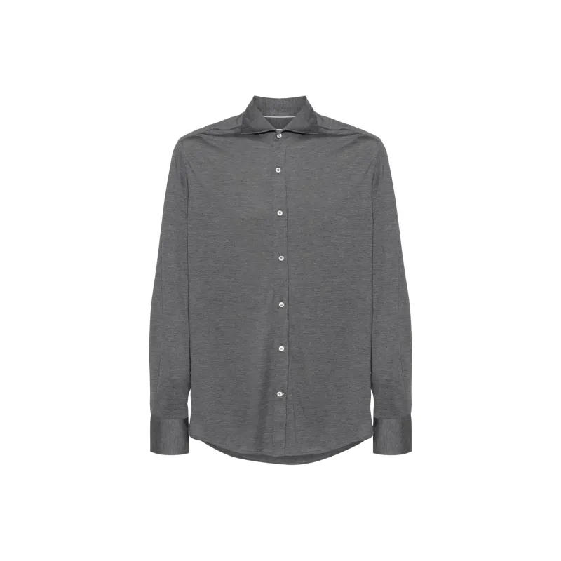 Brunello Cucinelli Mélange Jersey Shirt-0