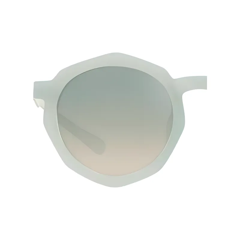 ARMANI EXCHANGEAE Metal Bio Based Nylon, Bio Based Plastic Oval Sunglasses Women's Green-2
