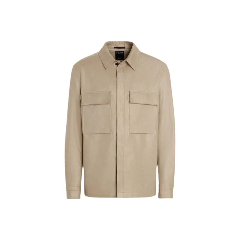 Ermenegildo Zegna Oasi Lino Overshirt-0