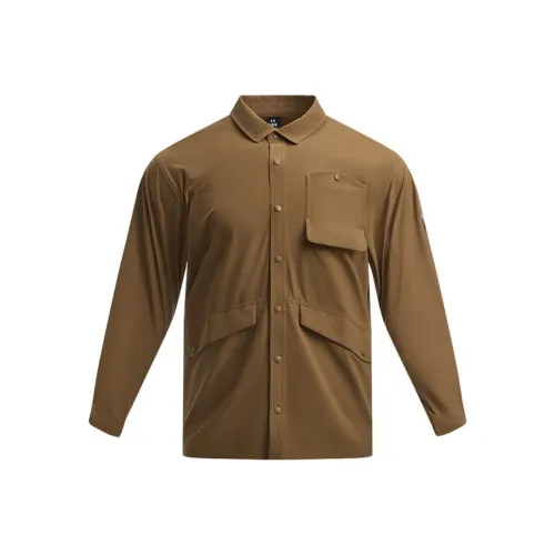 Under Armour Tunic shirts Men Brown