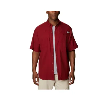 Columbia Men’s PFG Tamiami™ II Short Sleeve Shirt Shirt Men's Beet Color