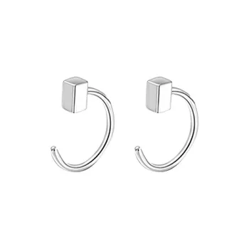 EAR PARTNER Silver Earrings Unisex