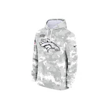 Nike Denver Broncos Salute To Service Primary Edge Club Men's Nike Nfl Pullover Hoodie