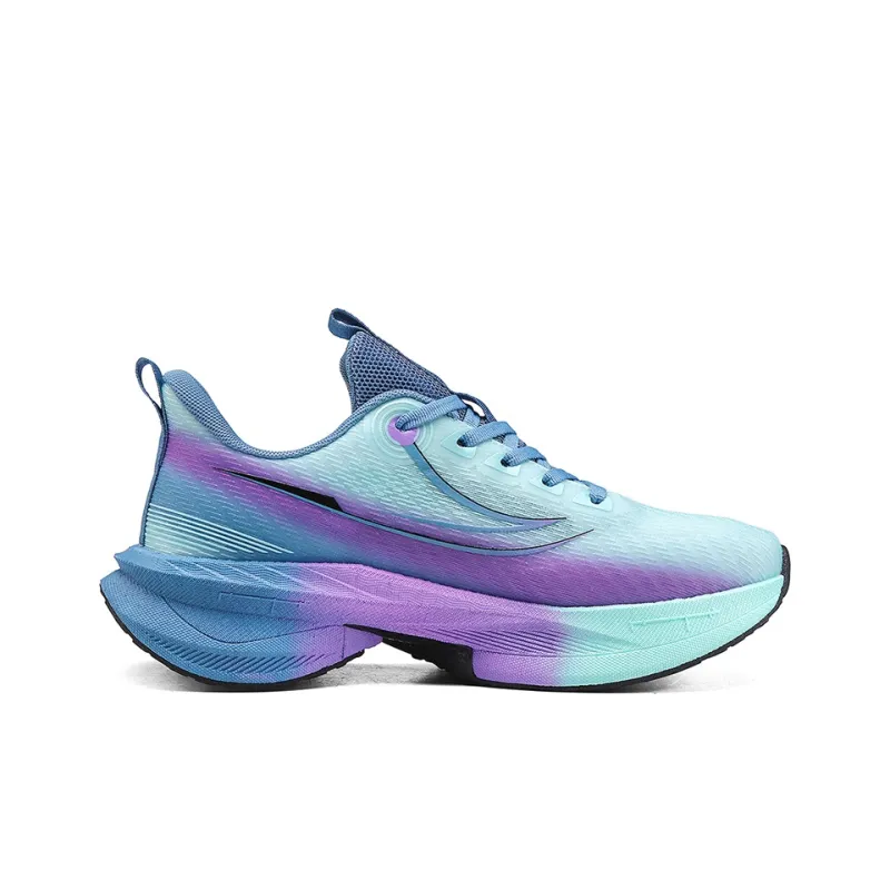 Kuding Running Shoes Men Low Top Lake Green, Moonlight Orange, Lake Blue-6