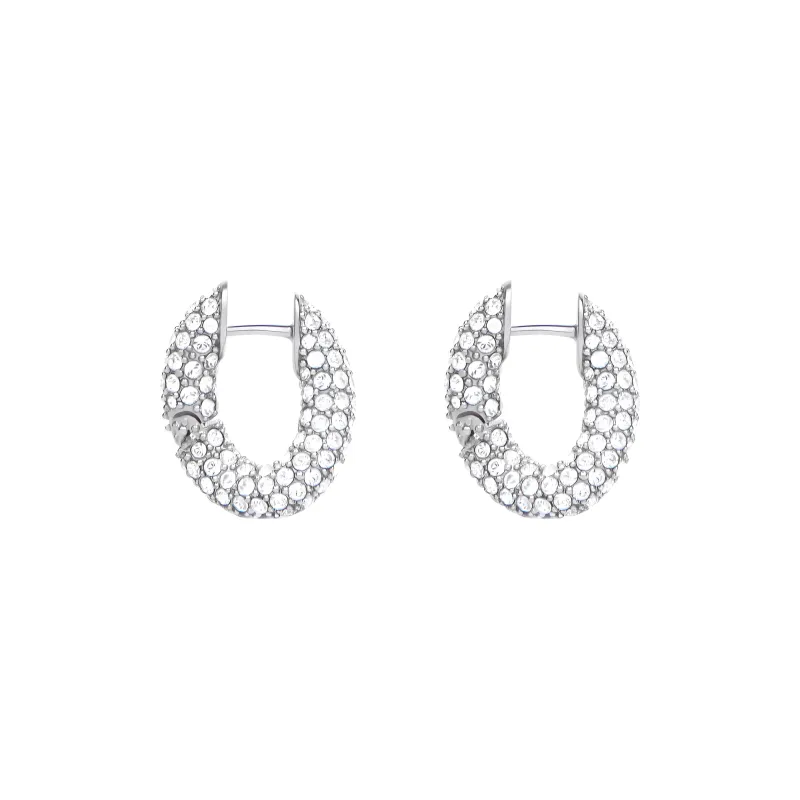 Balenciaga Loop Dot Hoop Earrings-0