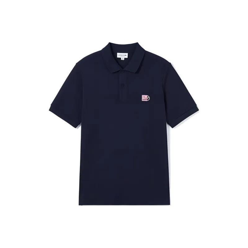 LACOSTE SS24 Polo Shirt Men's Navy Blue-0