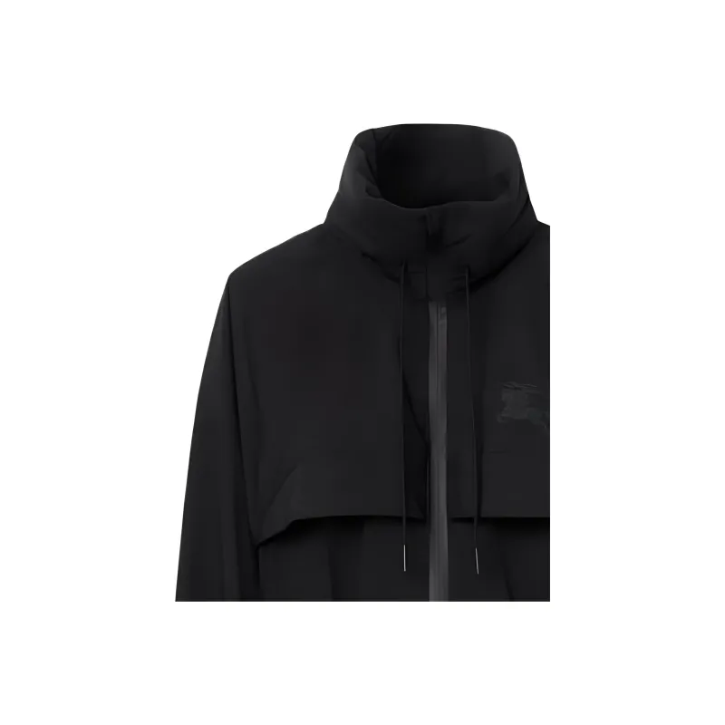 Burberry EKD print Belted Parka-1
