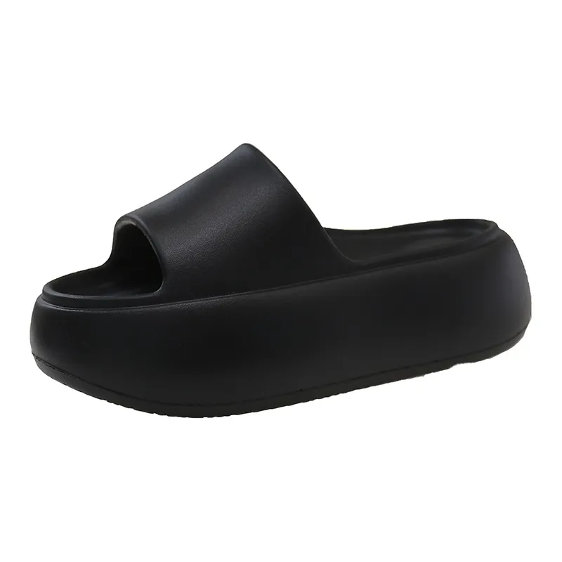 Warm Edge Platform Slippers For Women's Summer, Home Use, Hidden Wedge, Fashion Trend, Dormitory Slippers-9