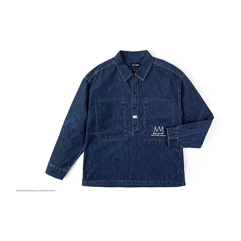 Lee Shirts Men Medium Dark Blue-0