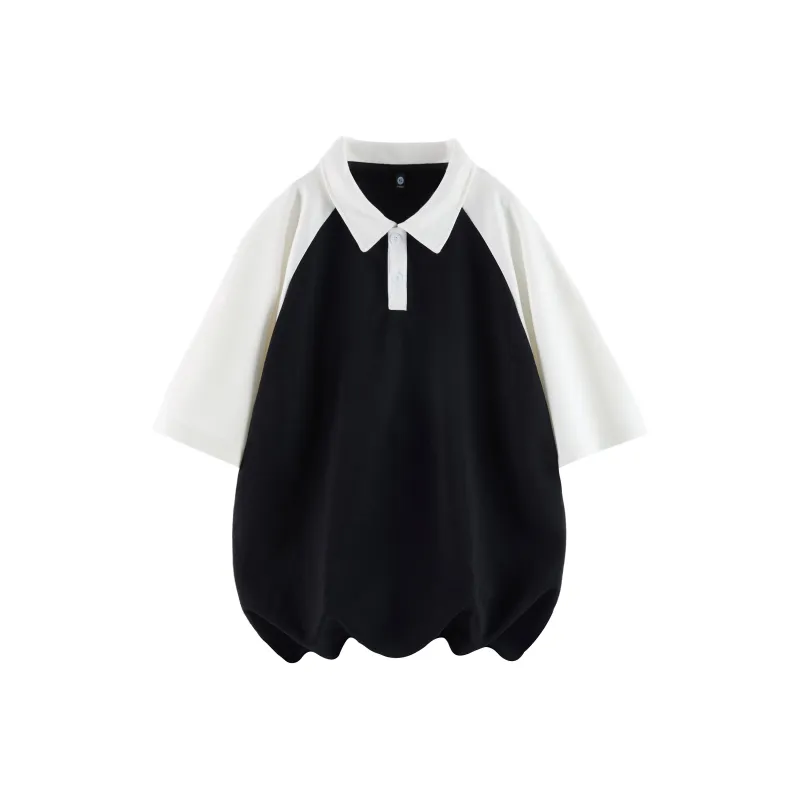 IGOI Polo Shirt Unisex Black & White-0