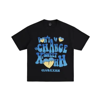 Clubxxhh T Shirts Unisex Black